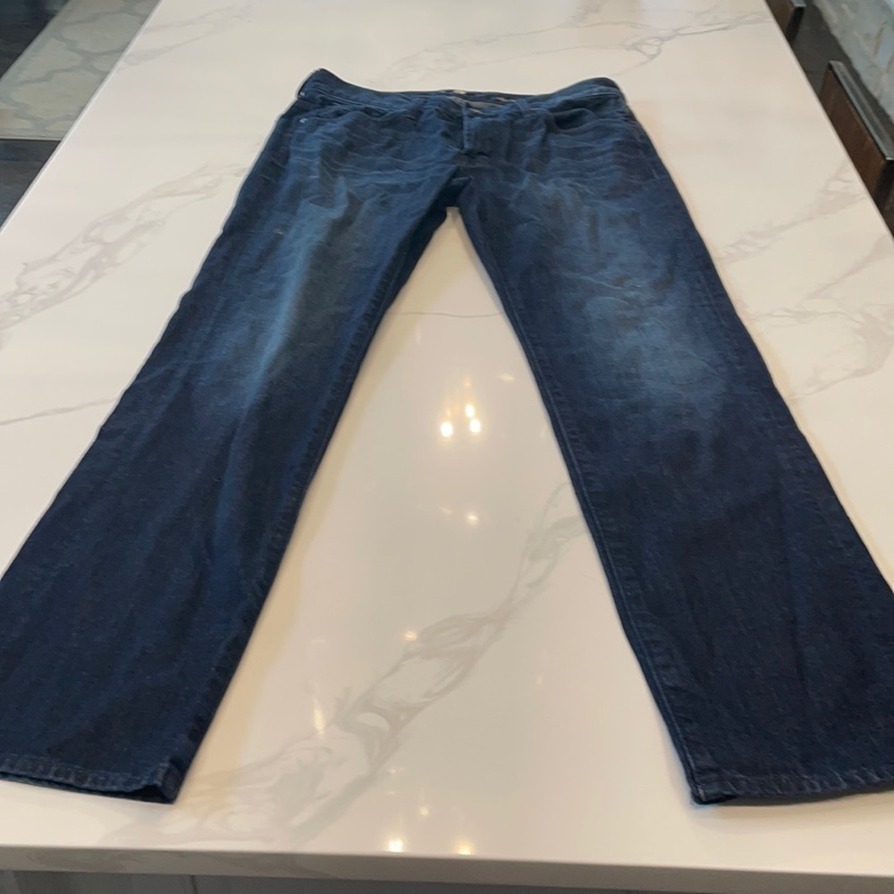 Seven for all mankind slimy men’s blue jeans 34